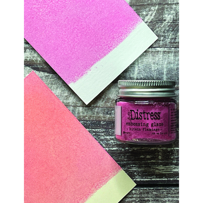 Distress Embossing Glaze Kitsch Flamingo