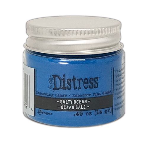 Distress Embossing Glaze Salty Ocean