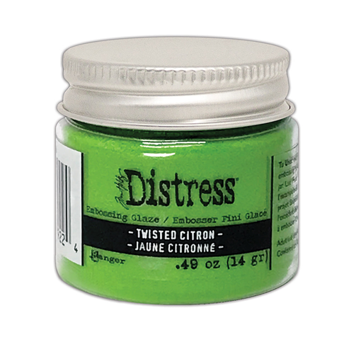 Distress Embossing Glaze Twisted Citron