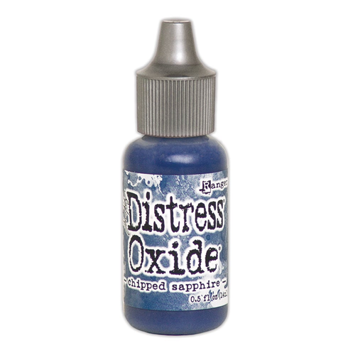 Tim Holtz Distress Oxide Ink Re-Inker Chipped Sapphire
