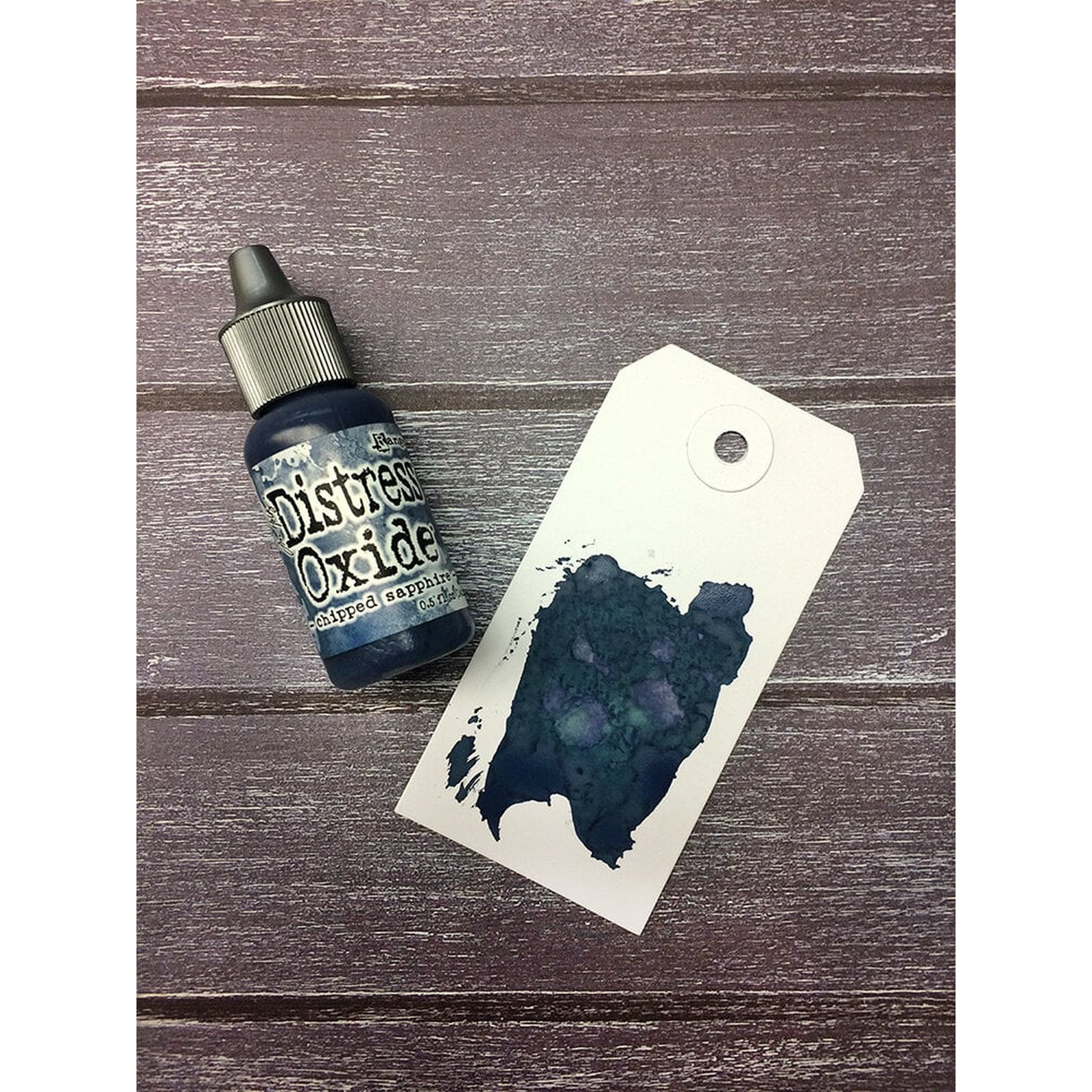 Tim Holtz Distress Oxide Ink Re-Inker Chipped Sapphire