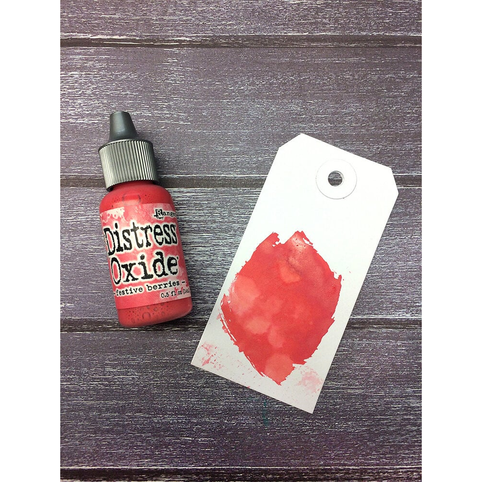 Tim Holtz Distress Oxide Ink Re-Inker Festive Berries