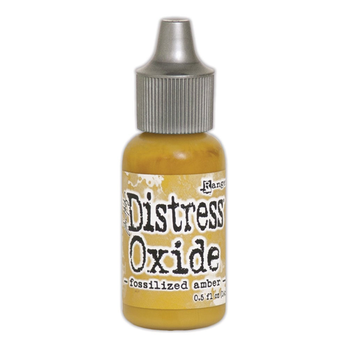Tim Holtz Distress Oxide Ink Re-Inker Fossilized Amber