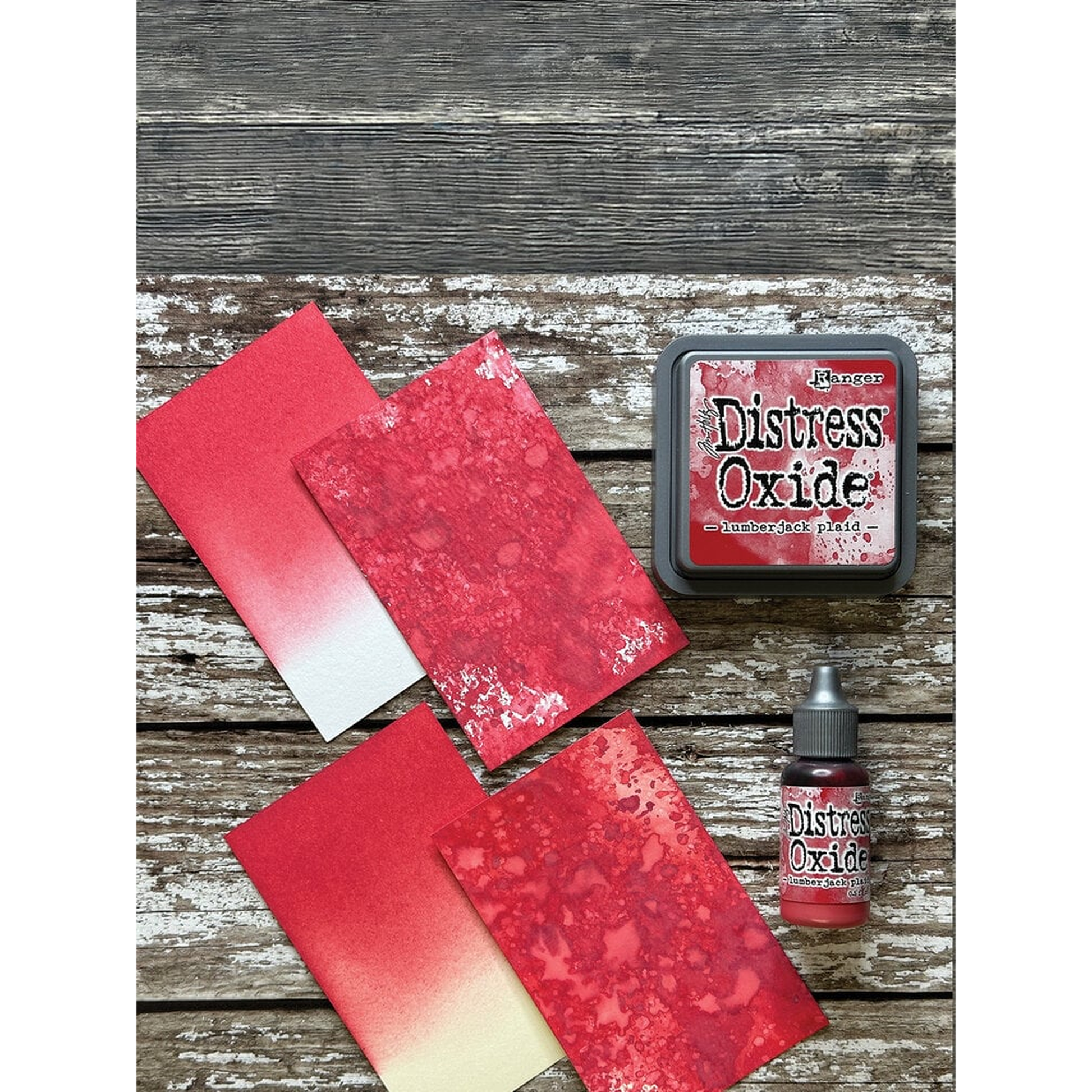 Tim Holtz Distress Oxide Ink Re-Inker Lumberjack Plaid