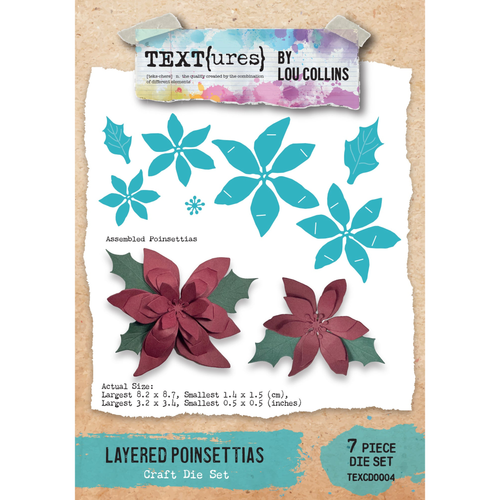 Winter in Bloom Craft Layered Poinsettias