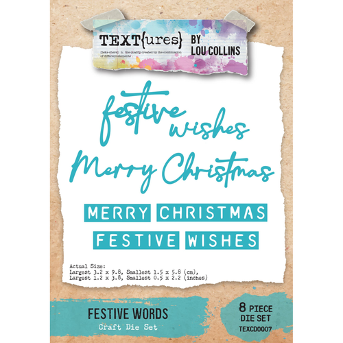 Winter in Bloom Craft Festive Words