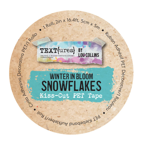 Winter in Bloom Kiss-Cut PET Tape Snowflakes