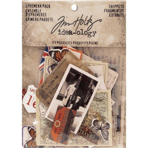 Idea-ology Tim Holtz Ephemera Pack Snippets