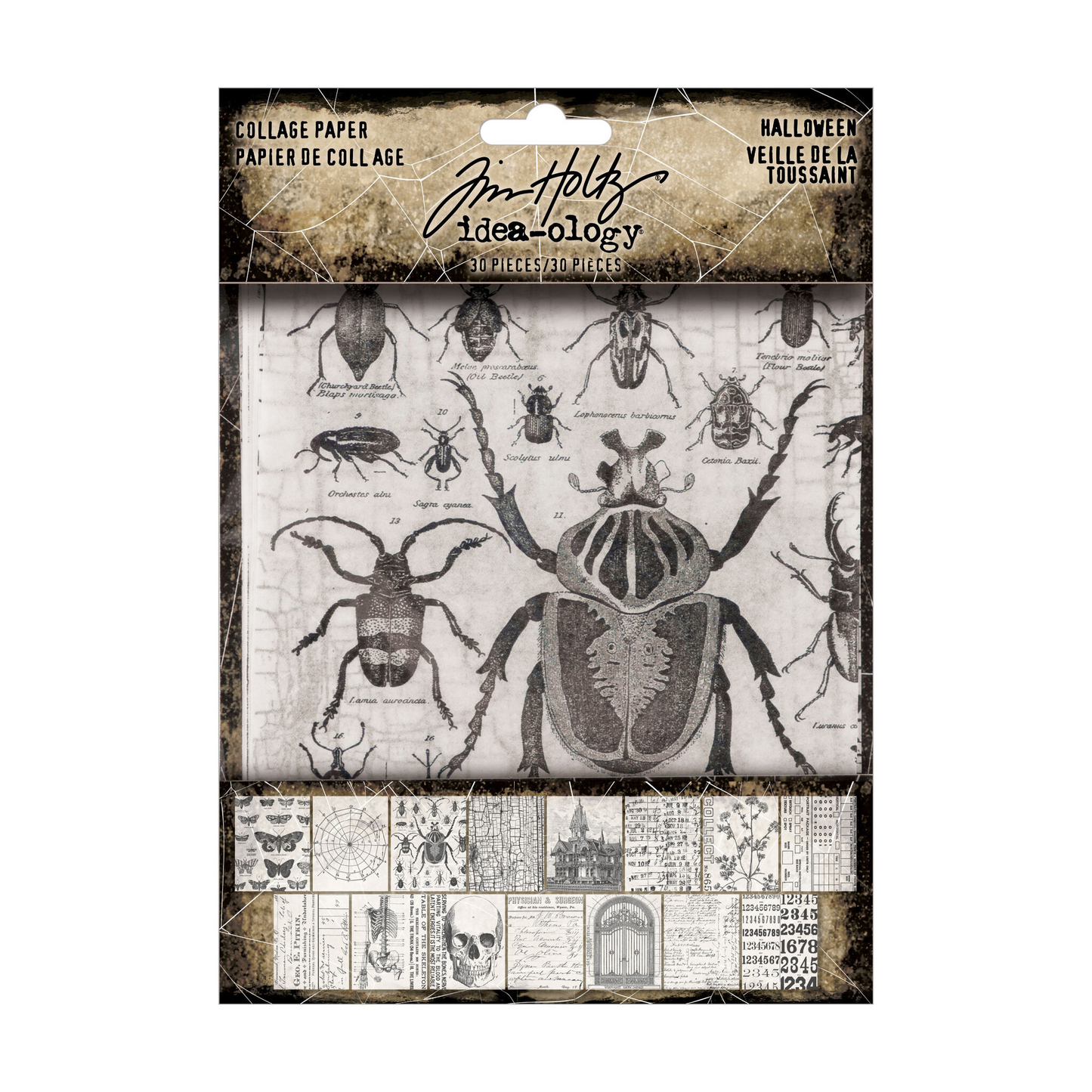 Tim Holtz Halloween Collage Paper