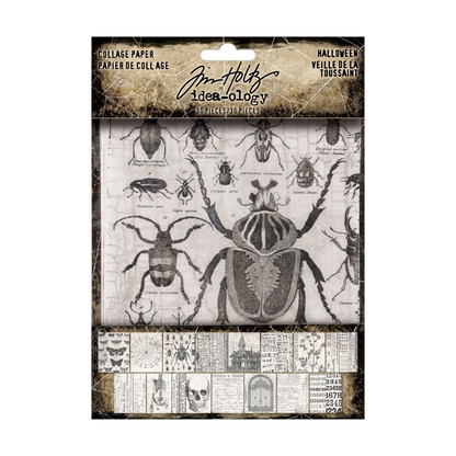 Tim Holtz Halloween Collage Paper