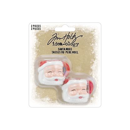 Tim Holtz Christmas Santa Mug