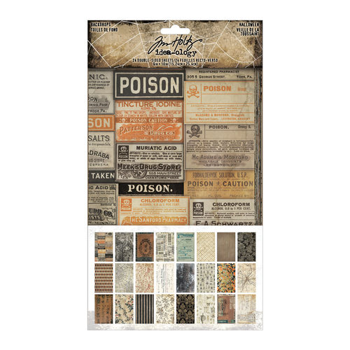 Tim Holtz Halloween Backdrops