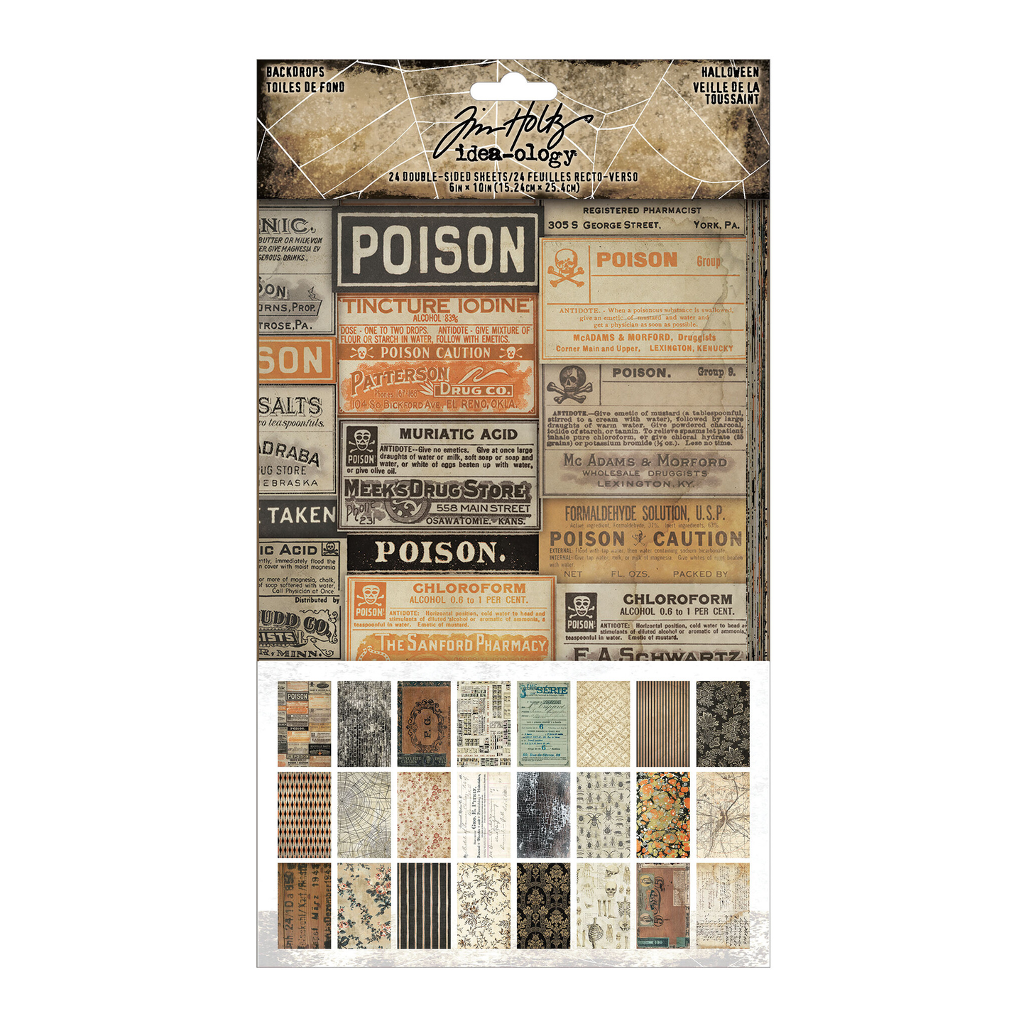 Tim Holtz Halloween Backdrops