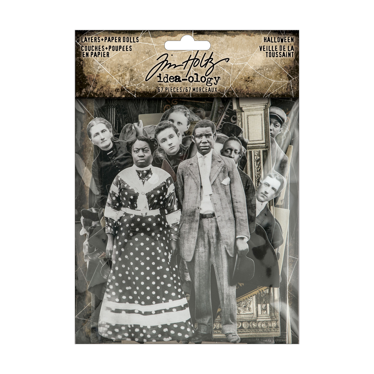 Tim Holtz Halloween Layers + Paper Dolls