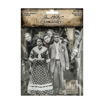 Tim Holtz Halloween Layers + Paper Dolls