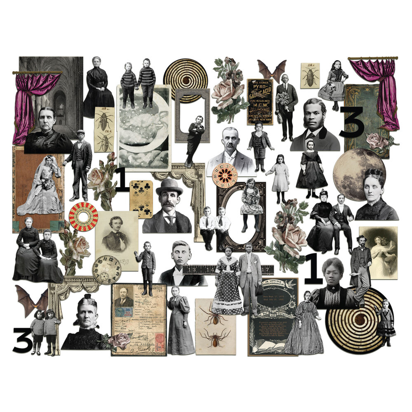 Tim Holtz Halloween Layers + Paper Dolls
