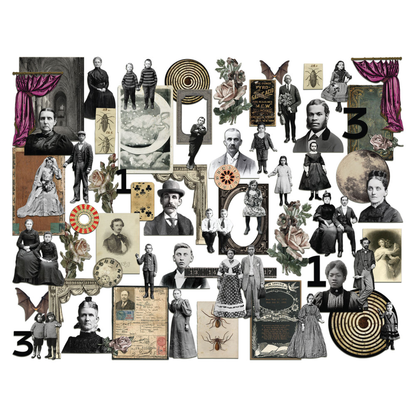 Tim Holtz Halloween Layers + Paper Dolls