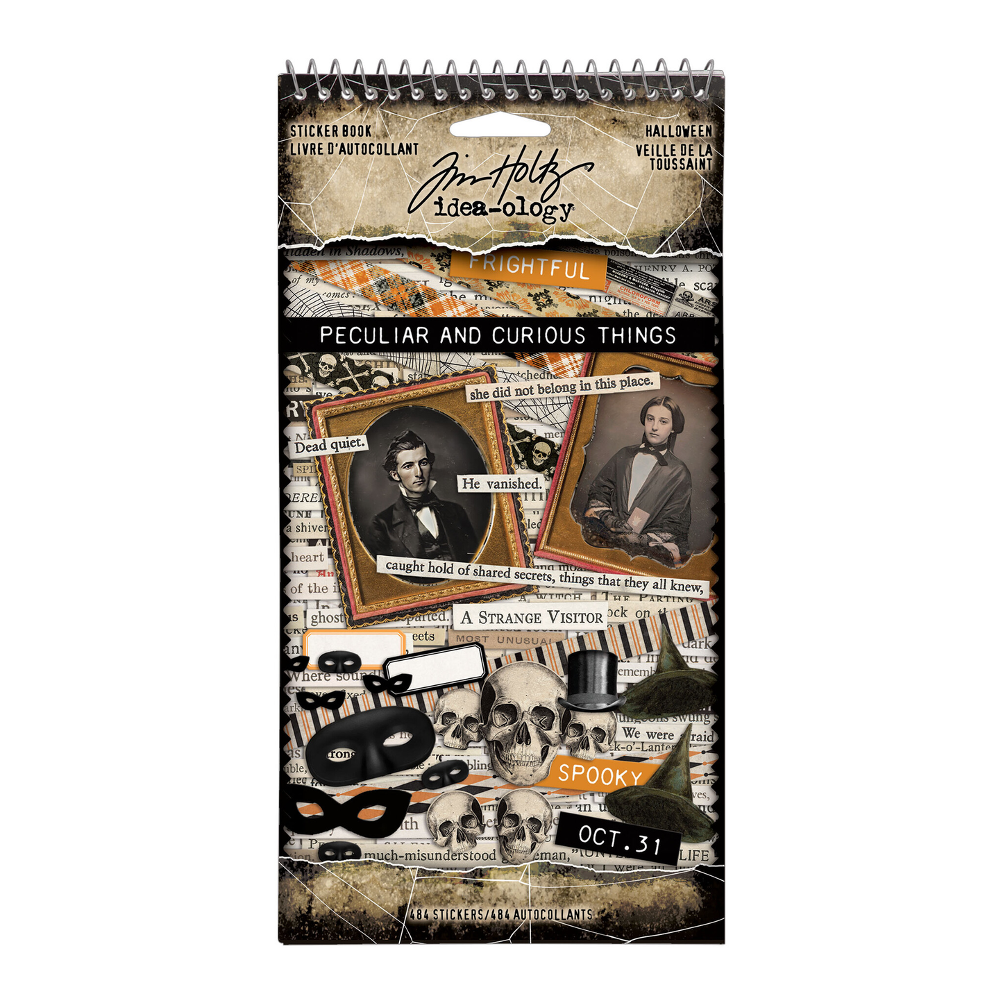 Tim Holtz Halloween Sticker Book