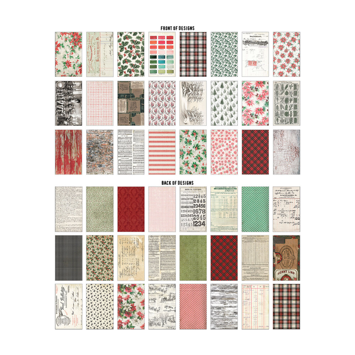 Tim Holtz Christmas Backdrops