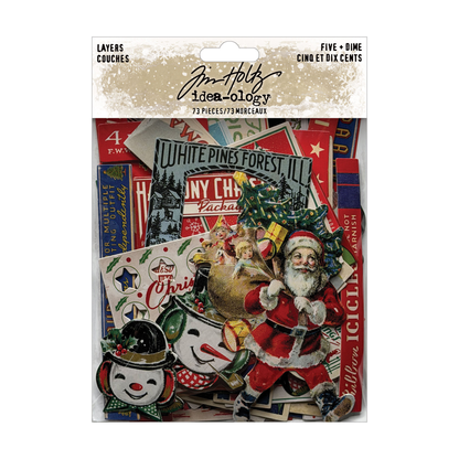Tim Holtz Christmas Layers Five & Dime