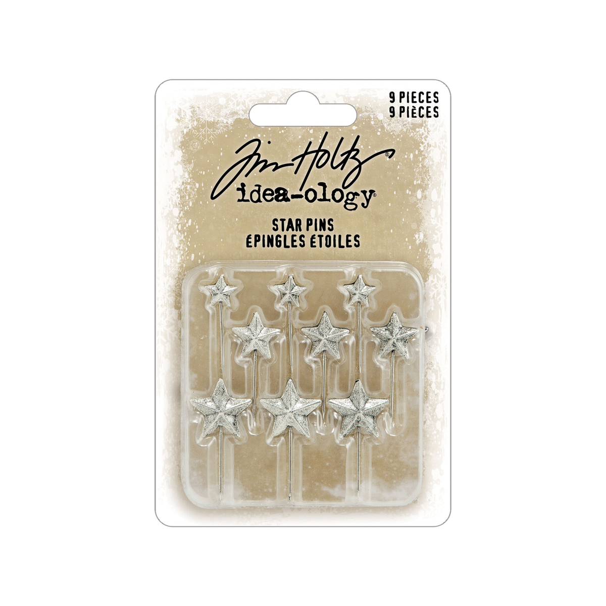 Tim Holtz Christmas Star Pins
