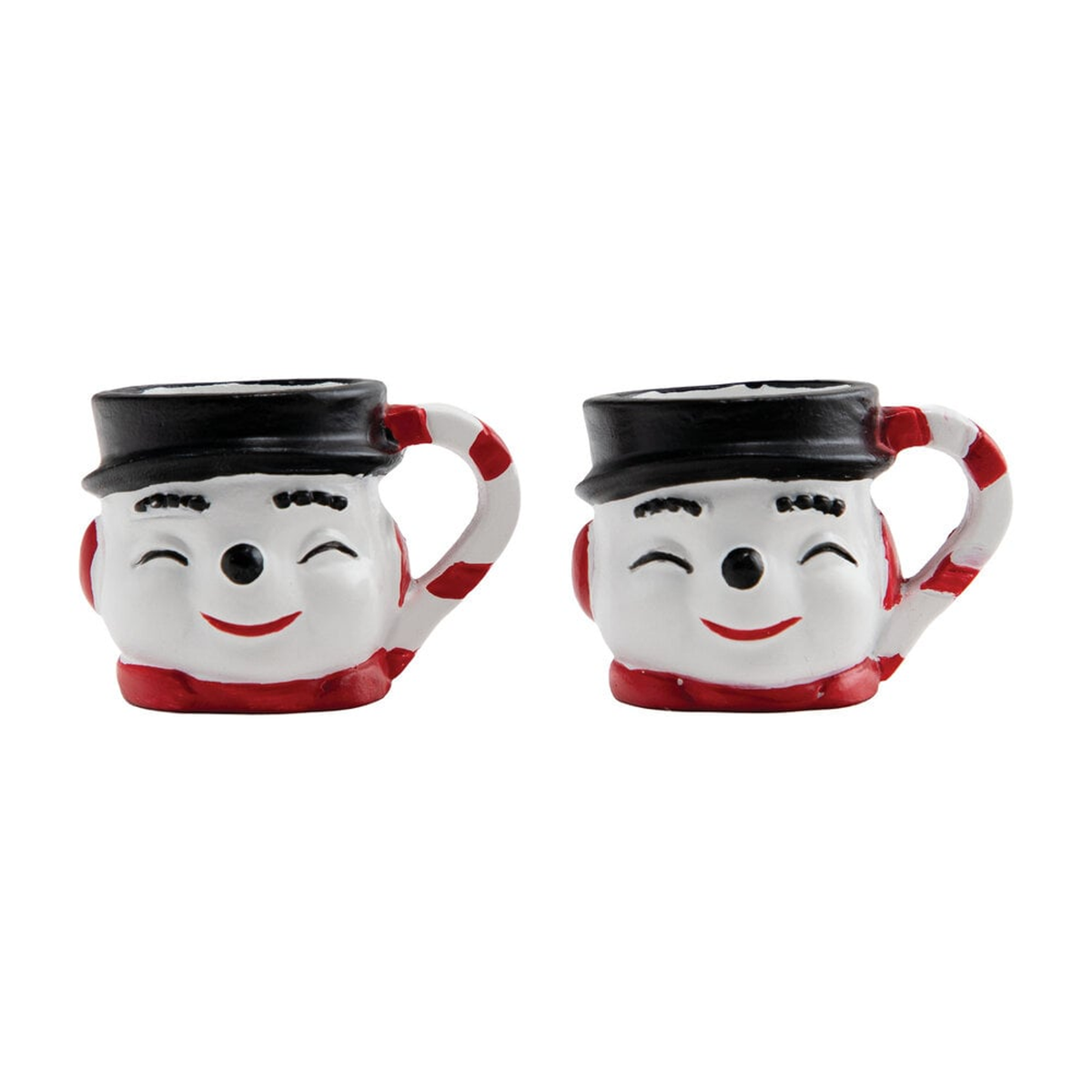 Tim Holtz Christmas Snowman Mugs