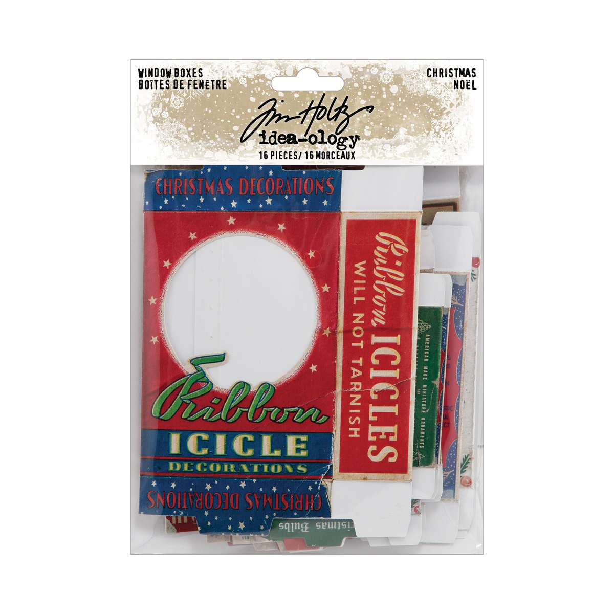 Tim Holtz Christmas Window Boxes