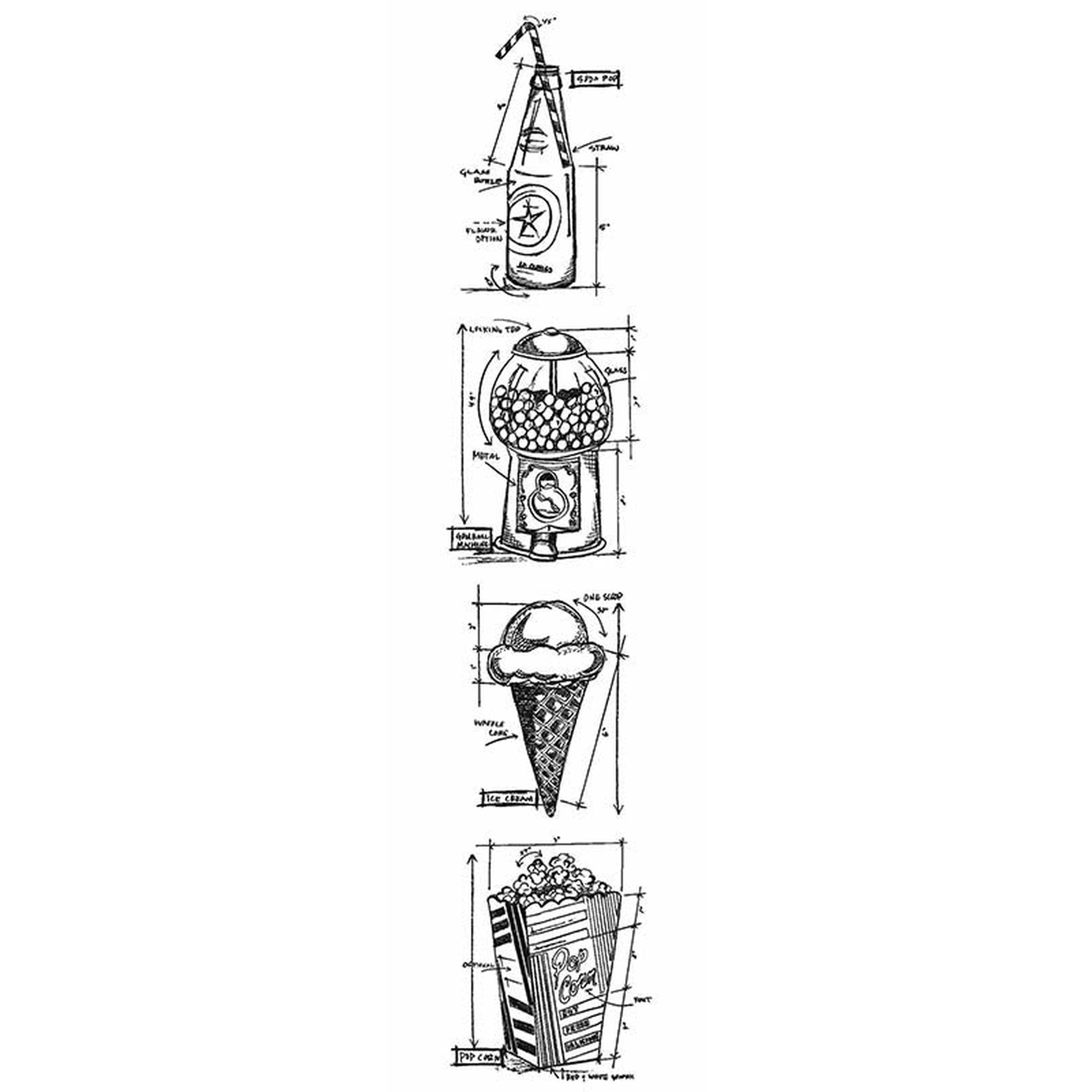Treats Blueprint Strip