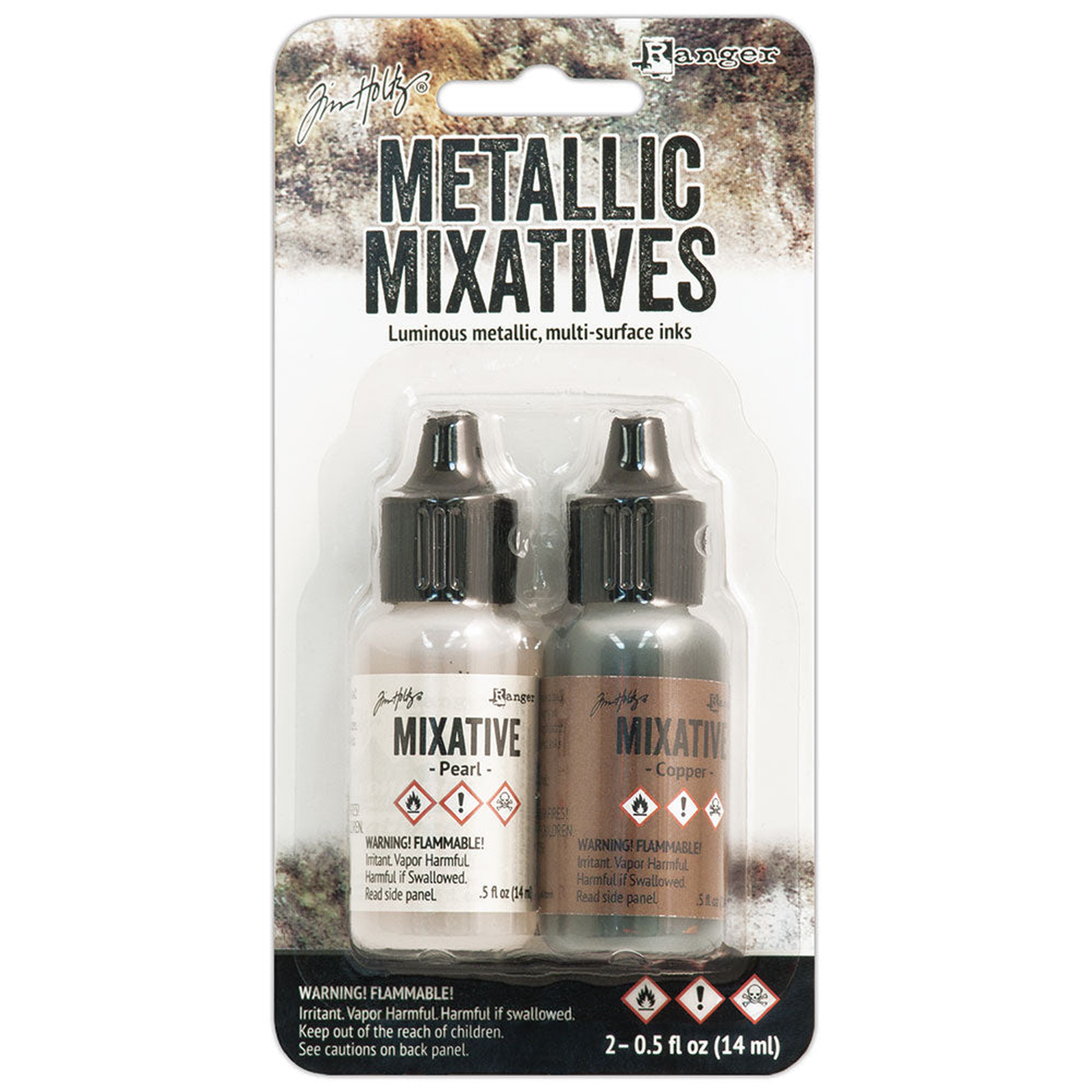 Tim Holtz Metallic Mixative Kits Pearl &Copper