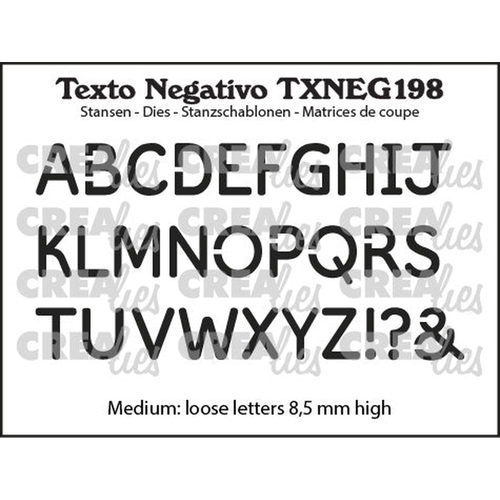 No. 198 Alphabet Medium