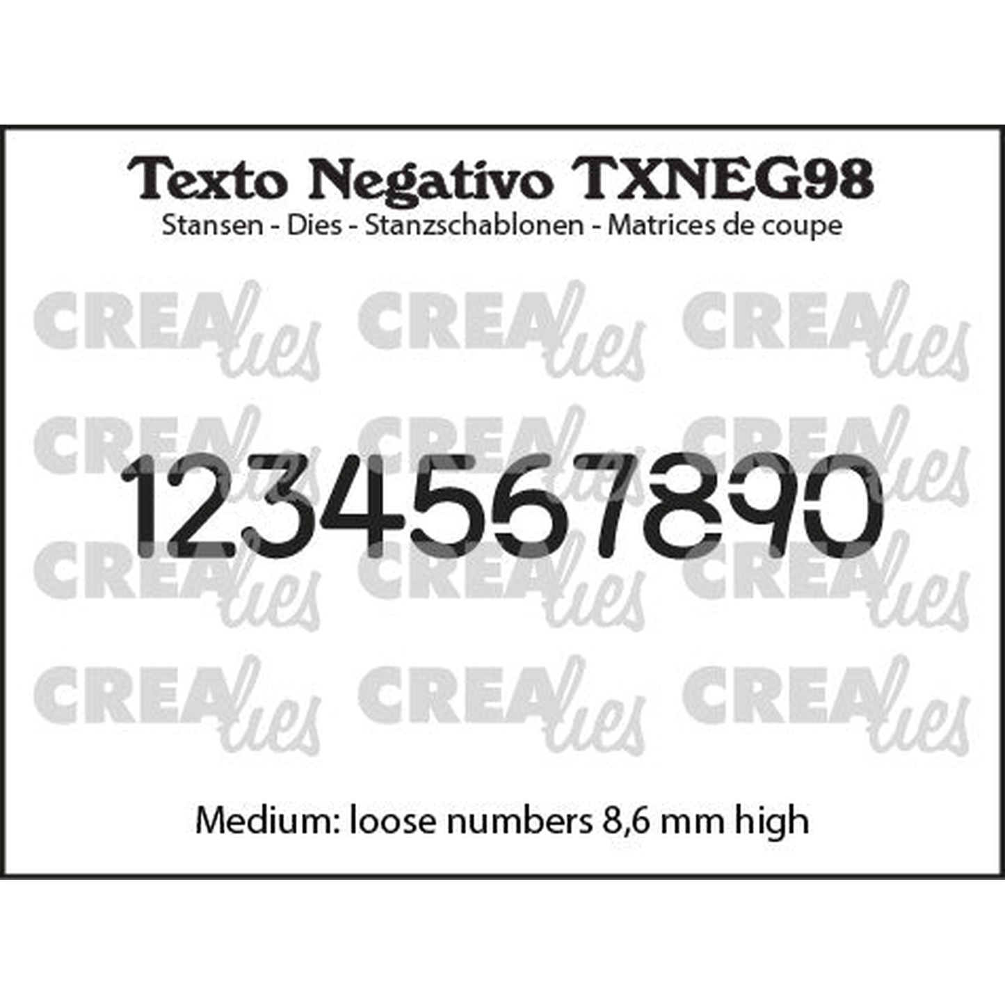 No. 98 Numbers Medium