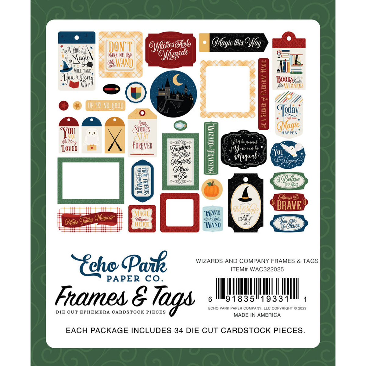 Wizards And Company Frames & Tags