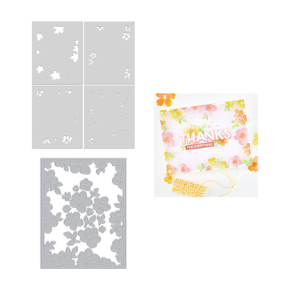 Fresh Flowers Bundle Floral Frame