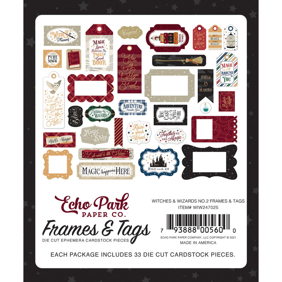 Witches & Wizards No.2 Frames & Tags