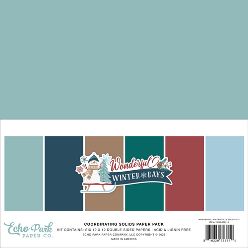 Wonderful Winter Days Coordination Solids Paper Pack