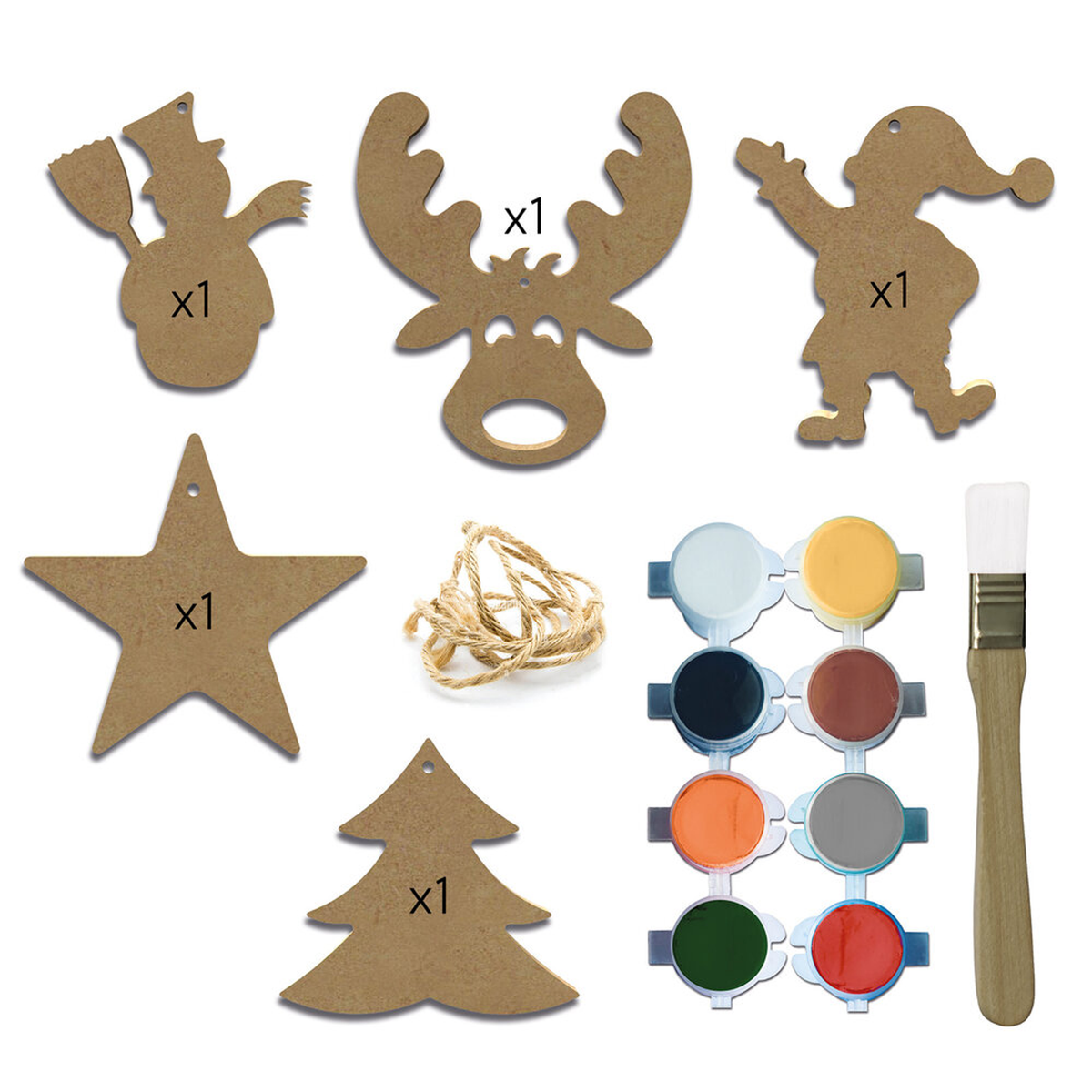 DIY Deco Set Big Shapes Xmas