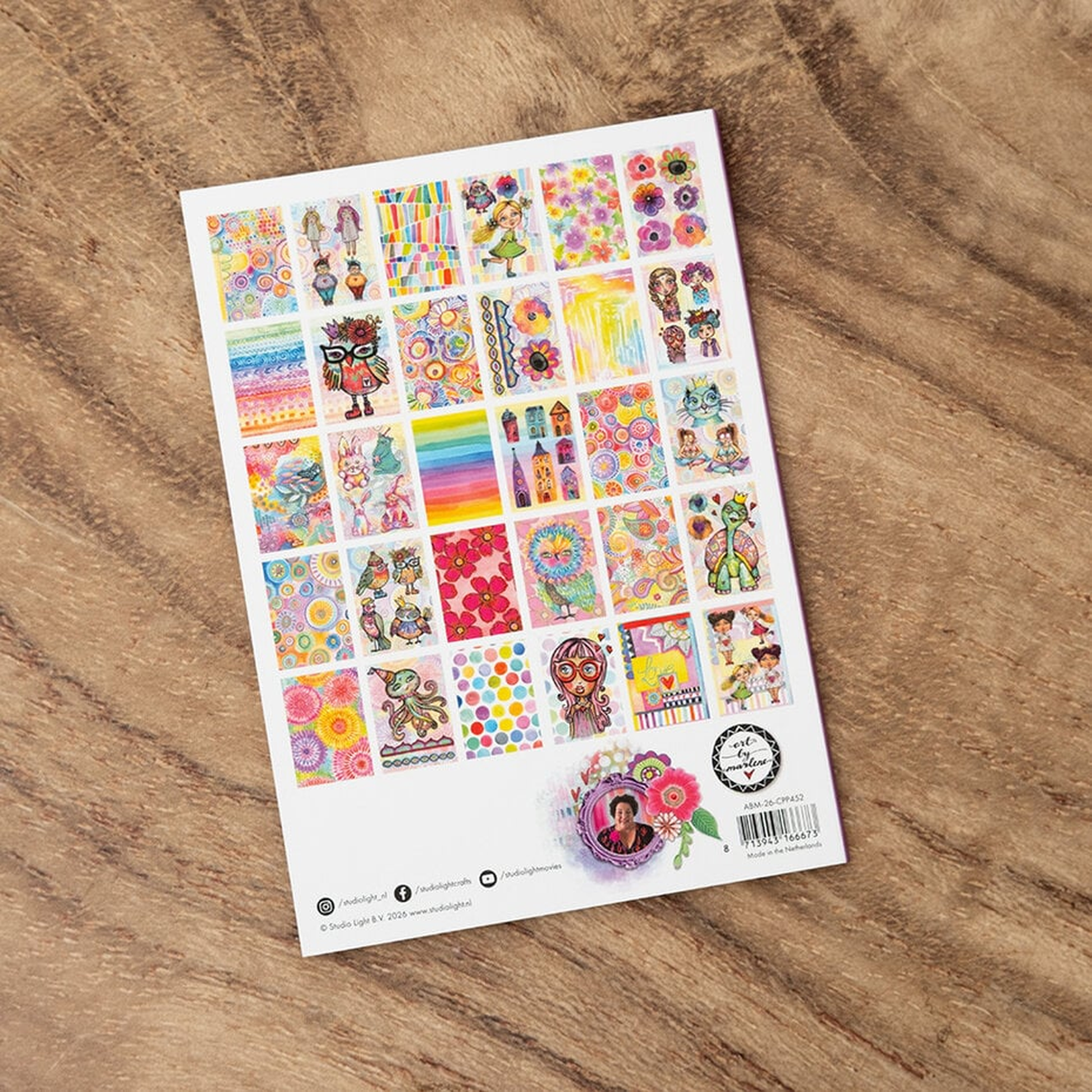 Cut and Paste Block Color-Happy