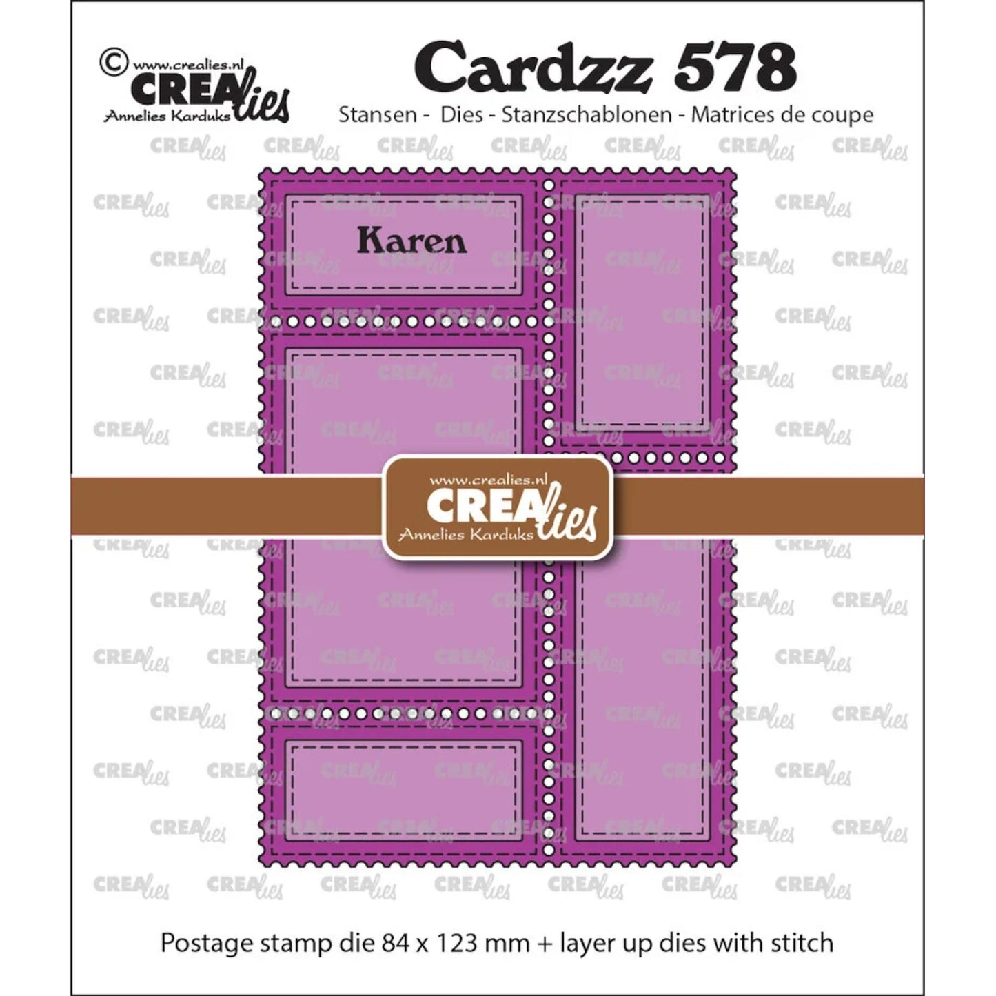 Postage Stamp Frame Karen