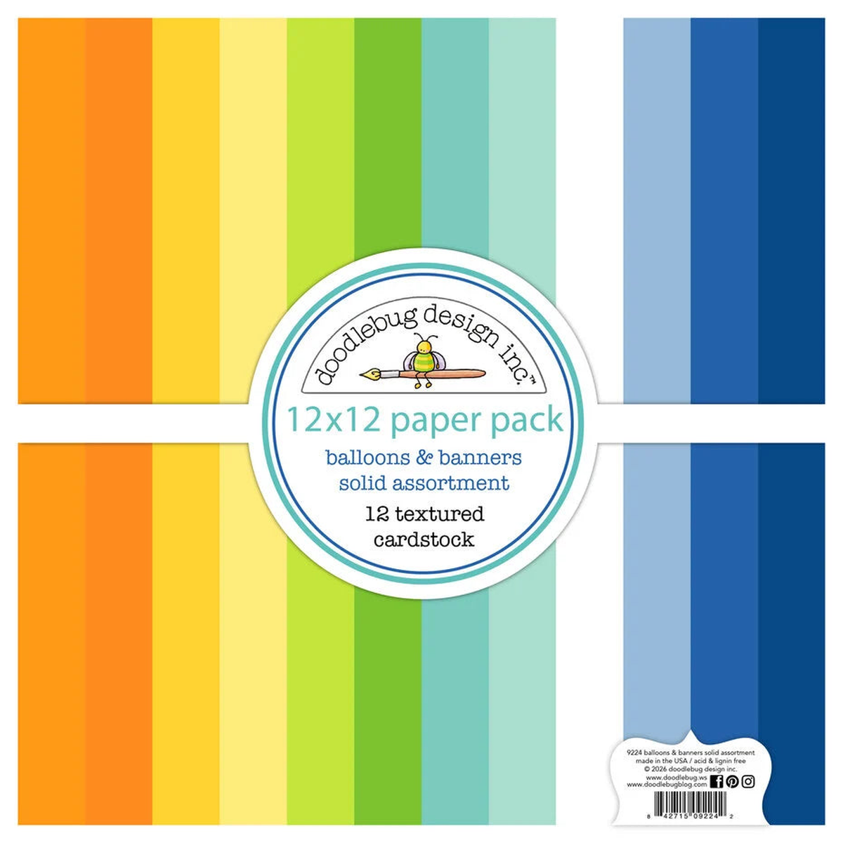 Balloons & Banners Textured Cardstock Assortment Pack