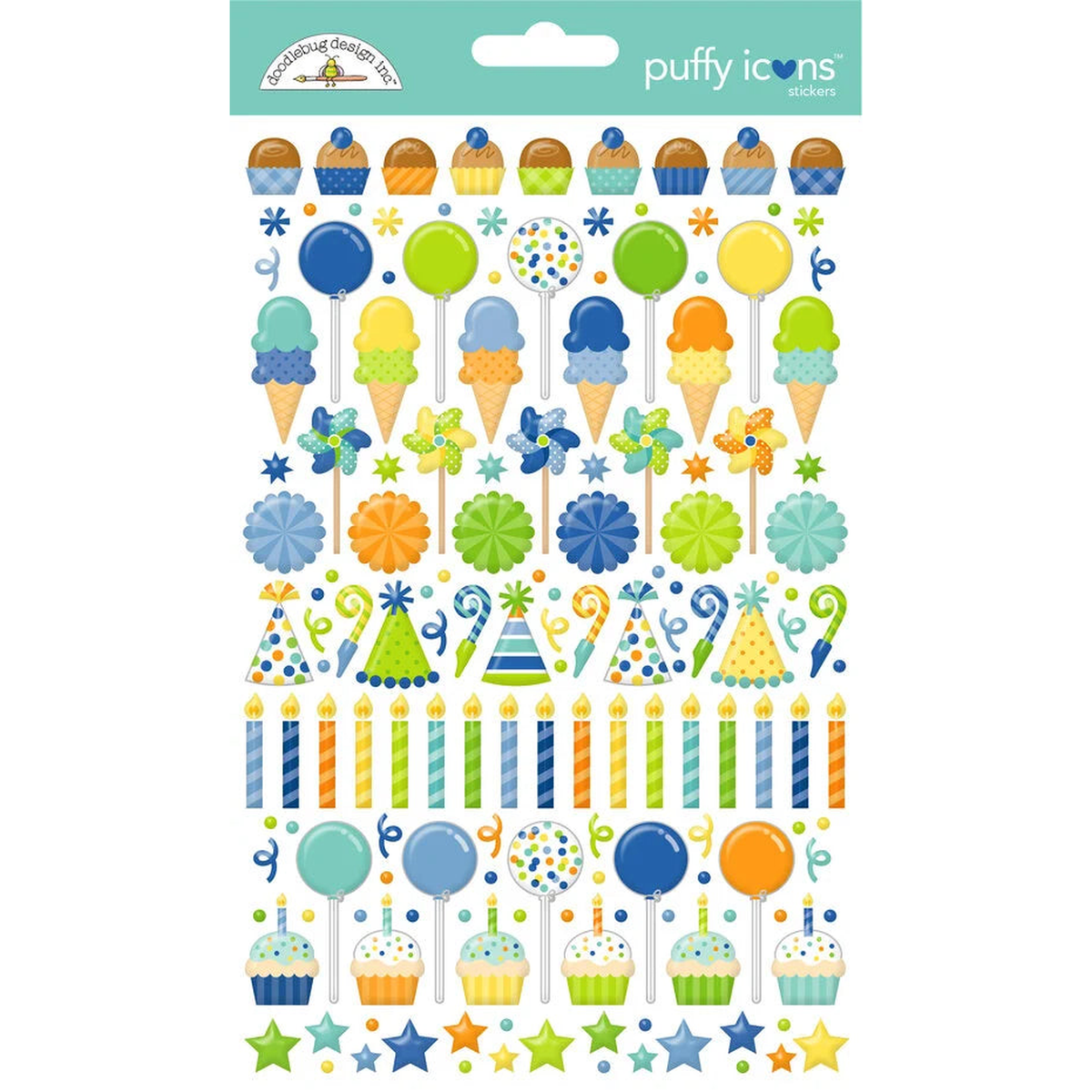 Balloons & Banners Puffy Icons