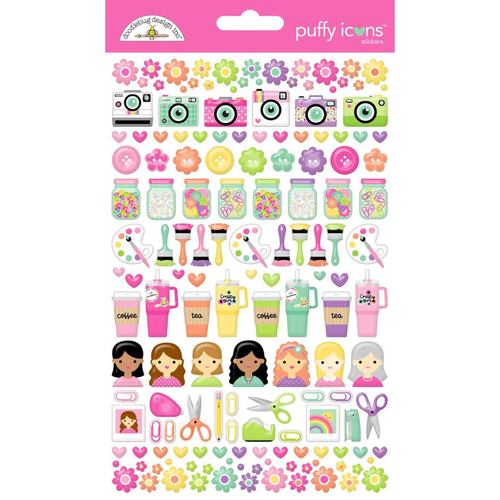 Color Me Crafty Puffy Icons