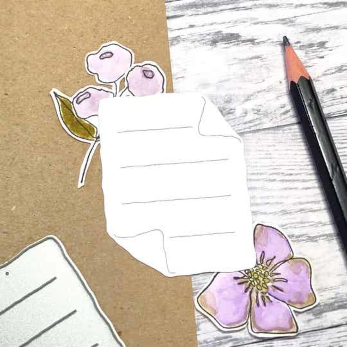Note with Folded Corners