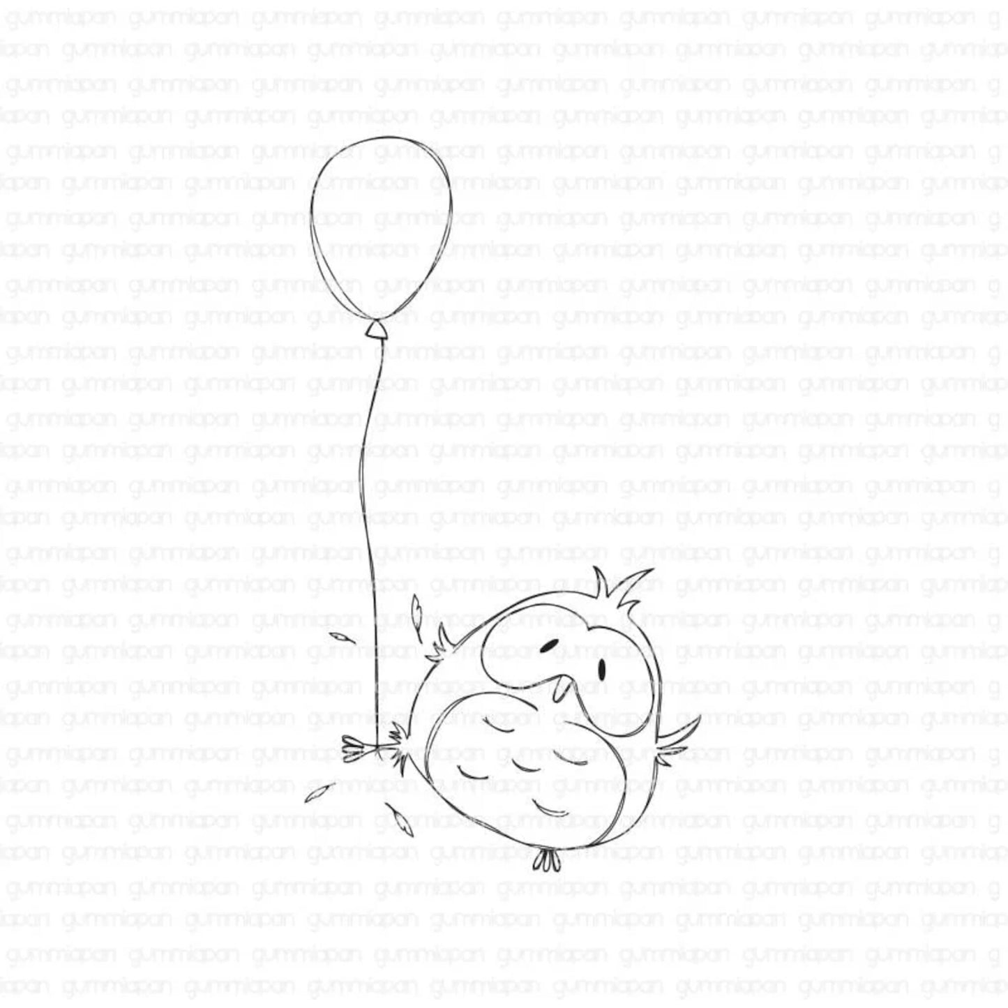 Fukuro with a Balloon