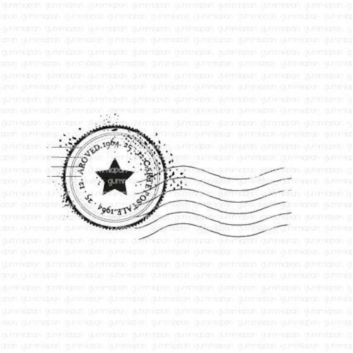 Postage Stamp with Star