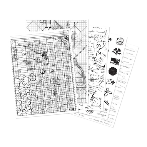 Spring Meadow Grids & Icons Mixed Media