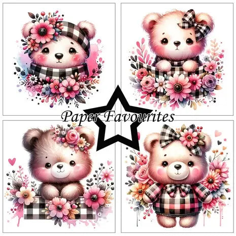 Bear With Flowers