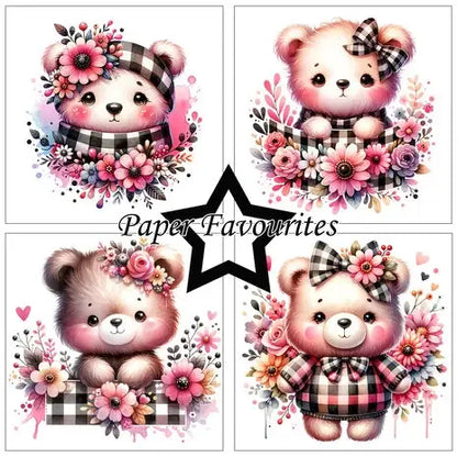 Bear With Flowers