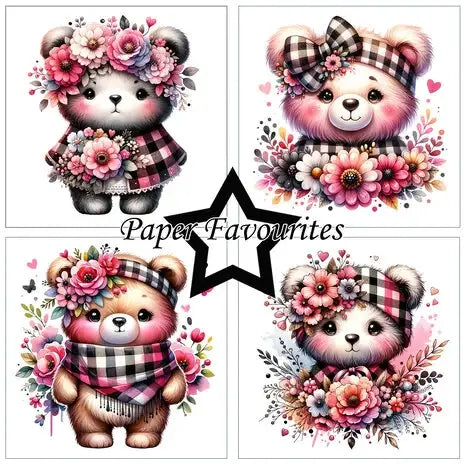 Bear With Flowers